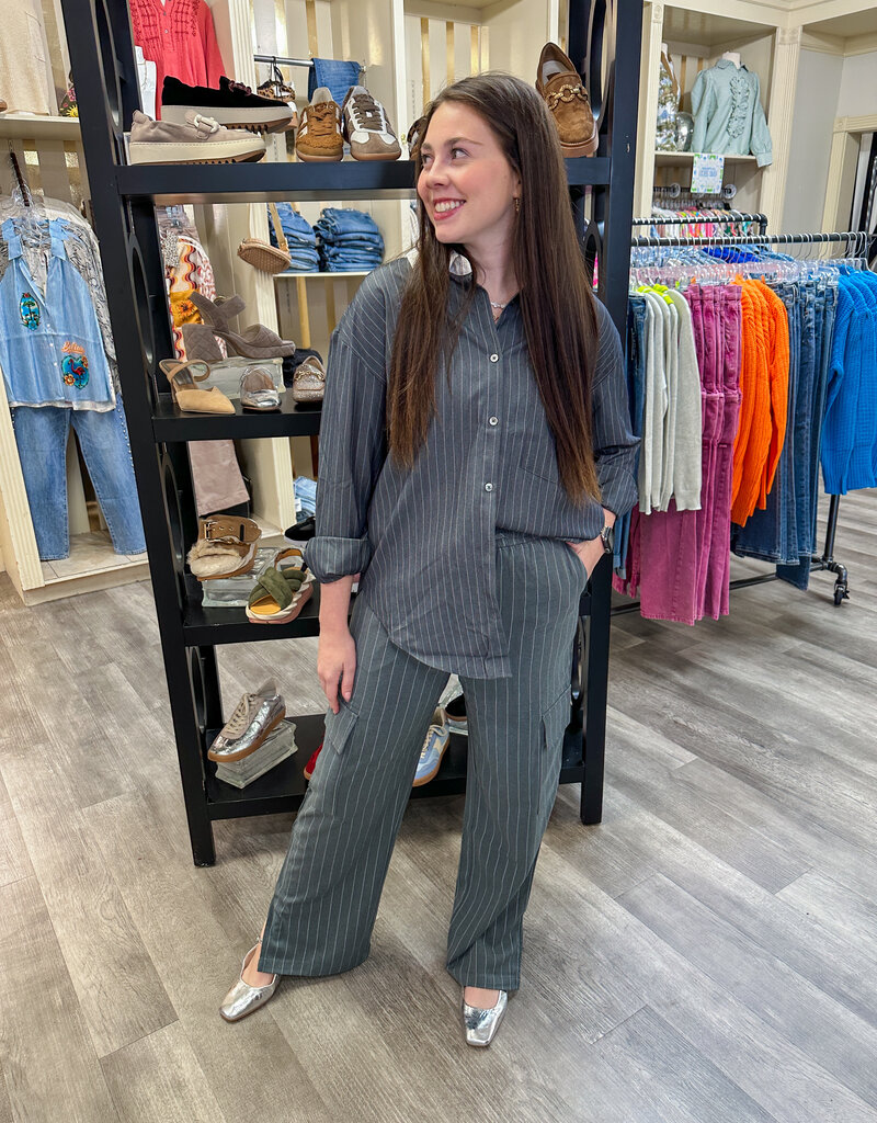 J.HOFFMAN'S Lonicera Cargo Pants - Grey