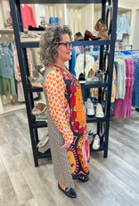 J.HOFFMAN'S Violet V-Neck T-Dress - Sunset