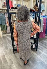 J.HOFFMAN'S Violet V-Neck T-Dress - Sunset