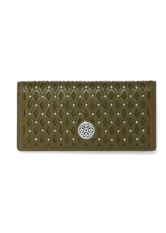 Ferrara Slim Folio Wallet in Verde