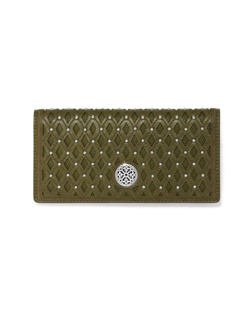 Ferrara Slim Folio Wallet in Verde