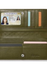 Ferrara Slim Folio Wallet in Verde