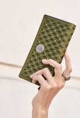 Ferrara Slim Folio Wallet in Verde