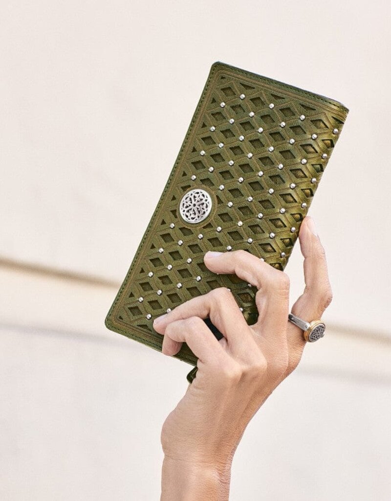 Ferrara Slim Folio Wallet in Verde