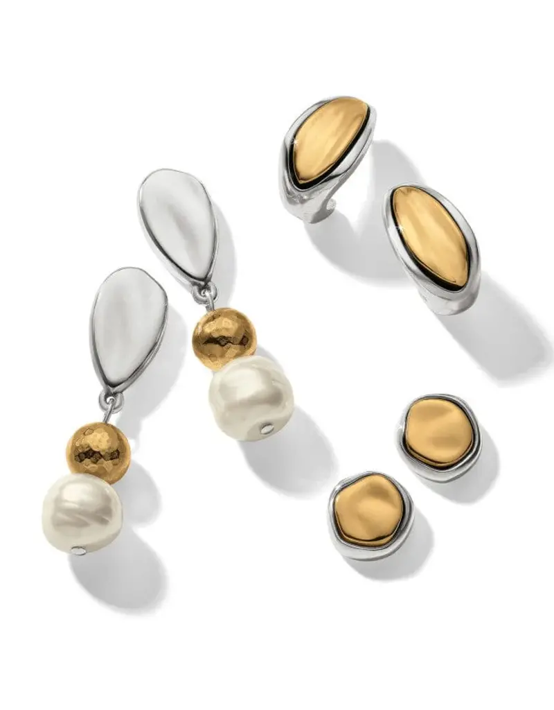 Cascade Round Post Earring