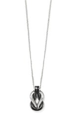 Interlok Harmony Petite Necklace in Black