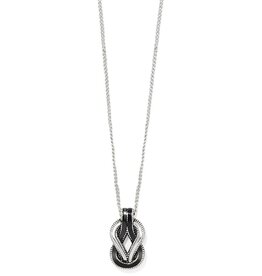 Interlok Harmony Petite Necklace in Black