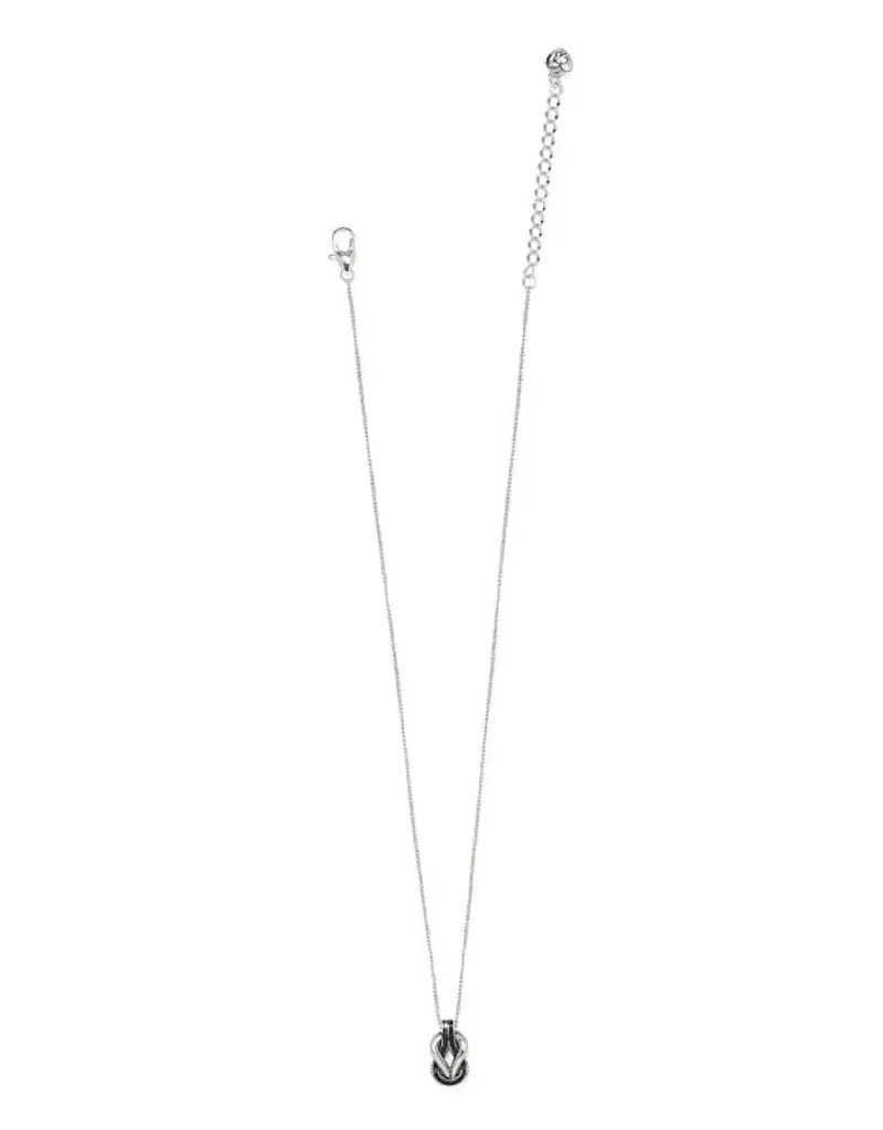 Interlok Harmony Petite Necklace in Black