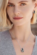 Interlok Harmony Petite Necklace in Black