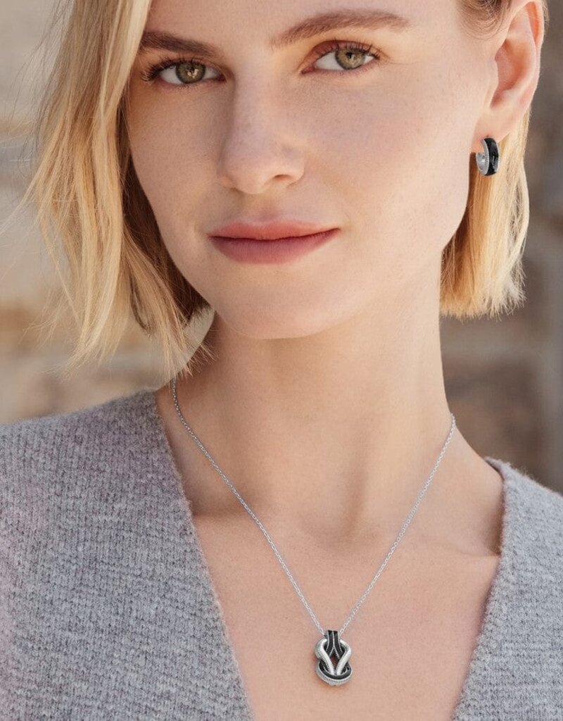 Interlok Harmony Petite Necklace in Black