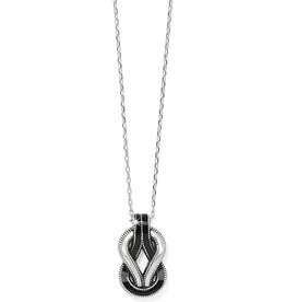 Interlok Harmony Necklace in Black