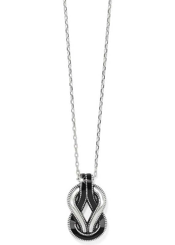 Interlok Harmony Necklace in Black