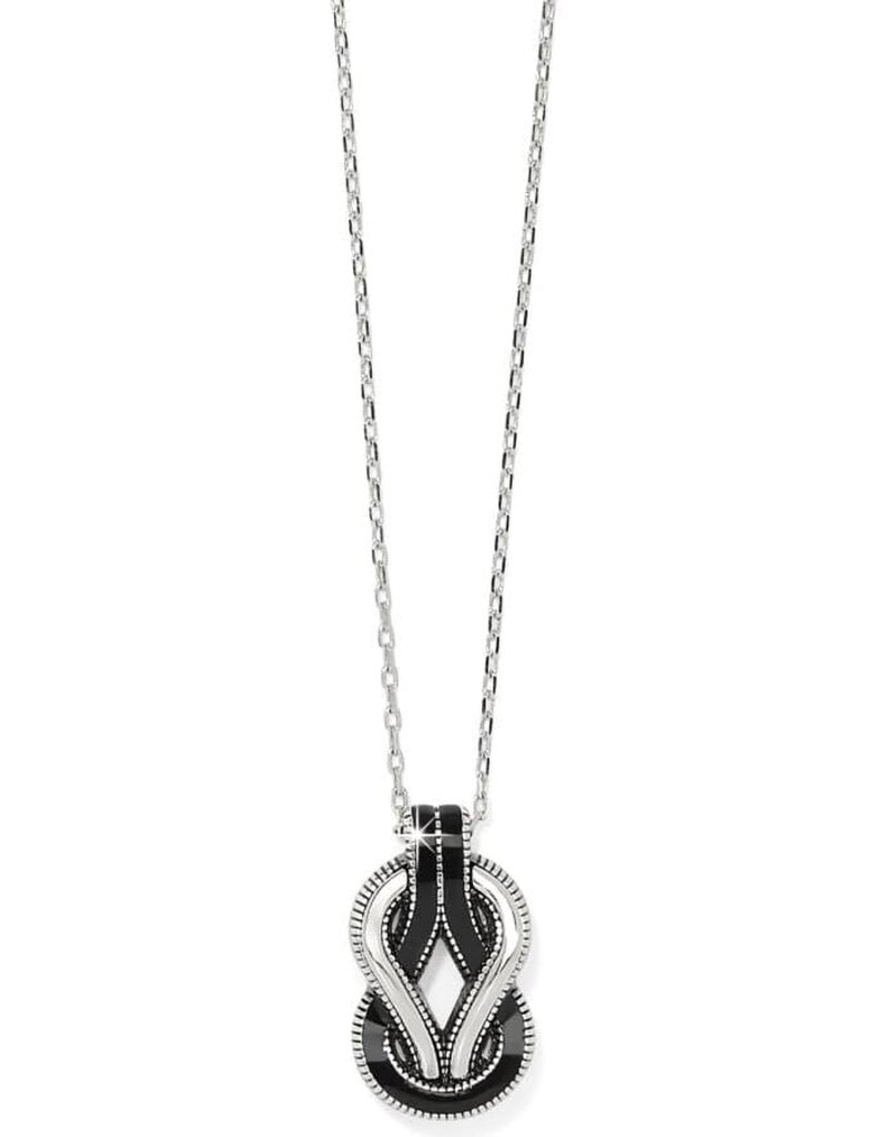 Interlok Harmony Necklace in Black