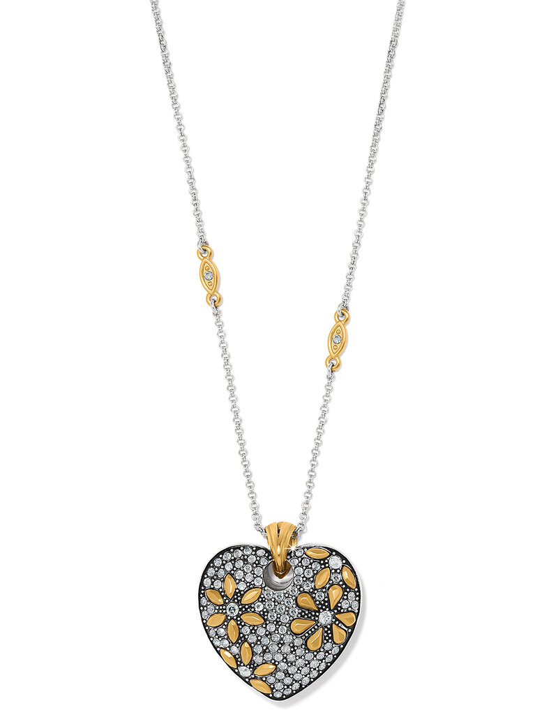 Garden Of Love Heart Convertible Necklace in Gold