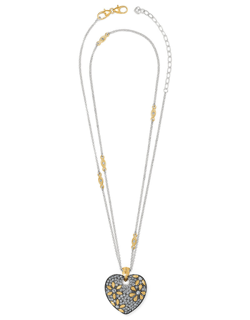 Garden Of Love Heart Convertible Necklace in Gold