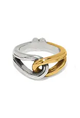 Interlok Curve Two Tone Ring