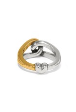 Interlok Curve Two Tone Ring