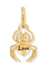 Golden Spider Charm