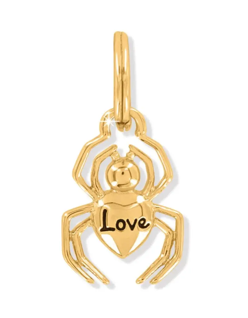 Golden Spider Charm
