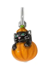 Purrfect Pumpkin Charm