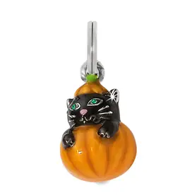 Purrfect Pumpkin Charm