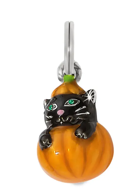 Purrfect Pumpkin Charm