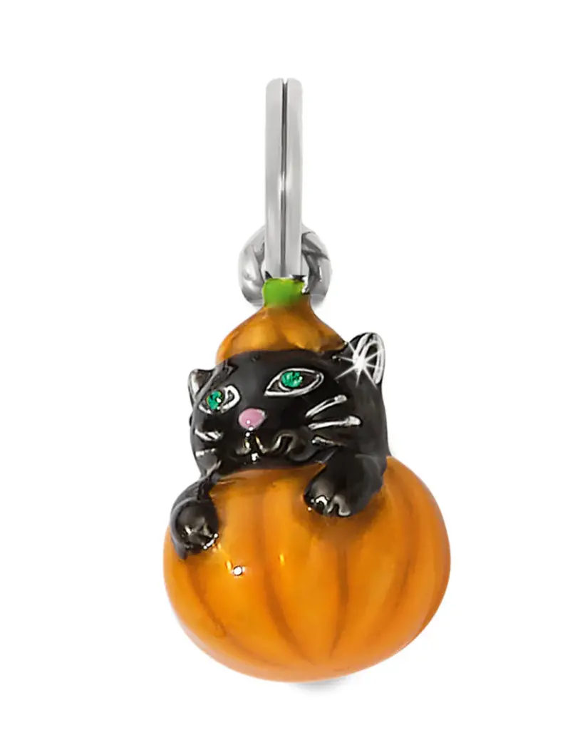 Purrfect Pumpkin Charm