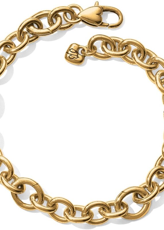 Luxe Link Gold Charm Bracelet