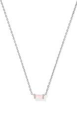 KENDRA SCOTT Juliette Pendant Necklace in Rose Quartz
