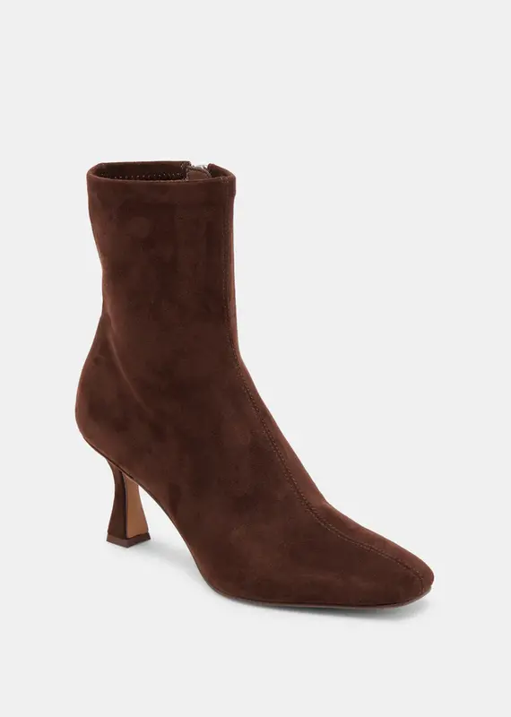 J.HOFFMAN'S Glamor High Heel Boot - Dk Brwn  Suede