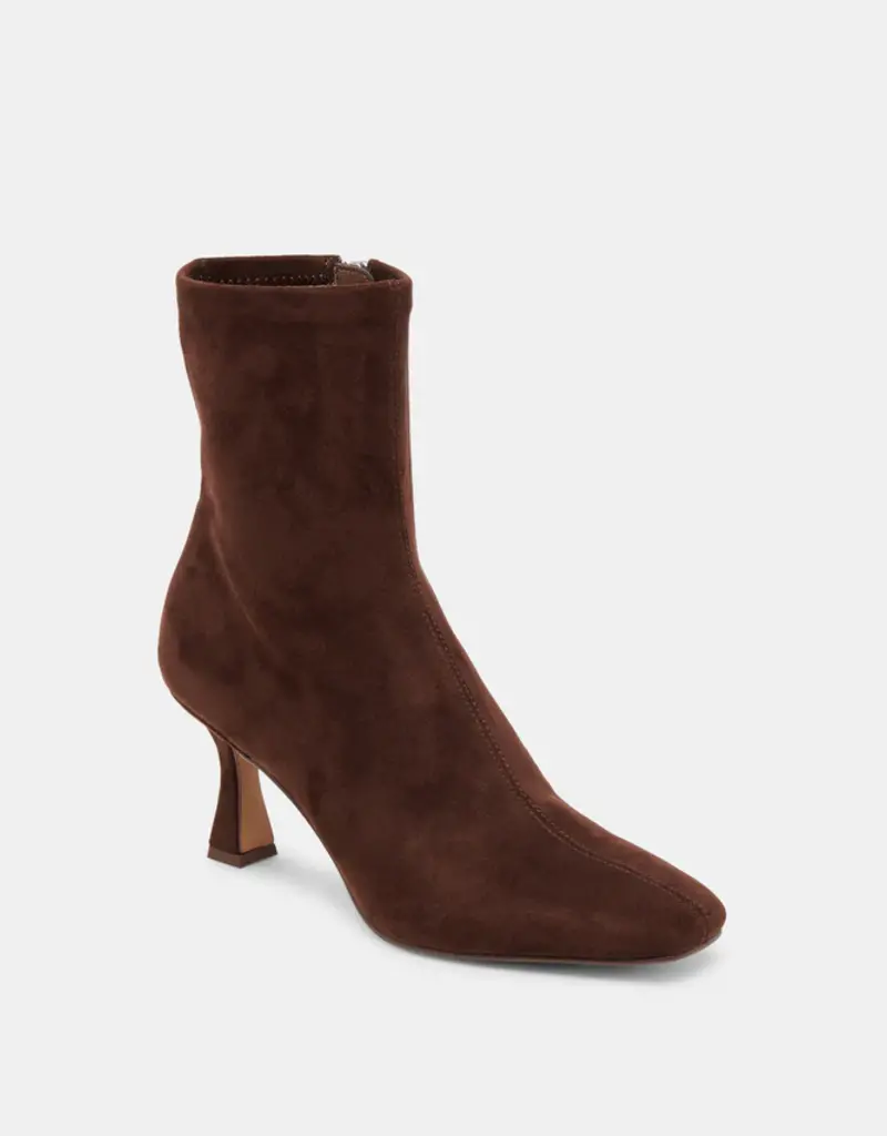 J.HOFFMAN'S Glamor High Heel Boot - Dk Brwn  Suede