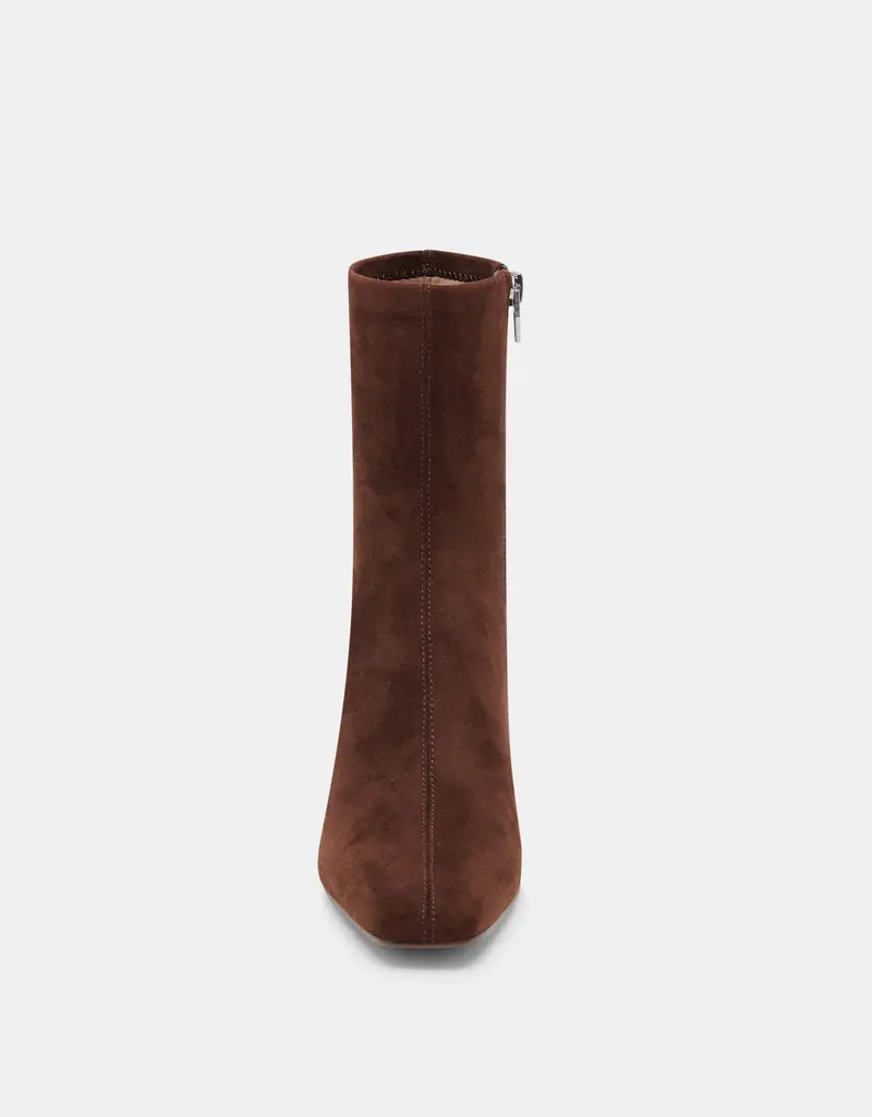 J.HOFFMAN'S Glamor High Heel Boot - Dk Brwn  Suede