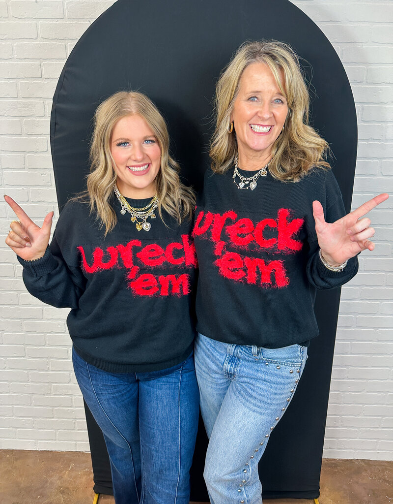 J.HOFFMAN'S - LICENSE **JHOFF ORIGINAL** Wreck Em Baby Sweater