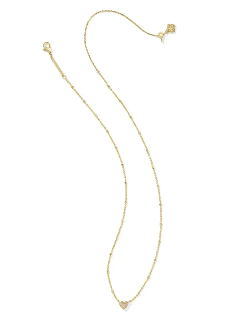 KENDRA SCOTT Mini Ari Heart Satellite Short Pendant Necklace