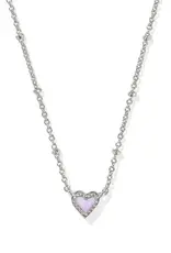 KENDRA SCOTT Mini Ari Heart Satellite Short Pendant Necklace