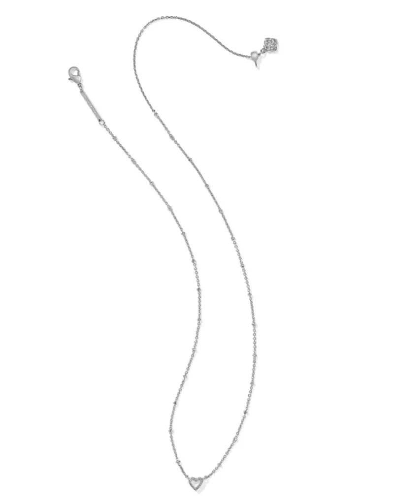 KENDRA SCOTT Mini Ari Heart Satellite Short Pendant Necklace