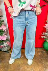 J.HOFFMAN'S Far Out Hi Rise Wide Leg Jean - Twinkle