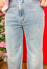 J.HOFFMAN'S Far Out Hi Rise Wide Leg Jean - Twinkle