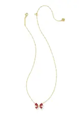 KENDRA SCOTT Blair Bow Small Pendant Necklace