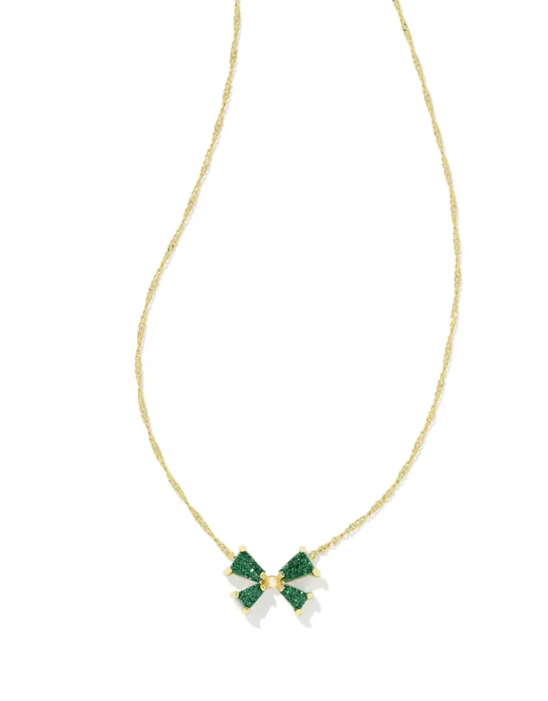 KENDRA SCOTT Blair Bow Small Pendant Necklace