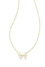 KENDRA SCOTT Blair Bow Small Pendant Necklace