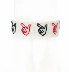 J.HOFFMAN'S Guns Up Woven Bracelet