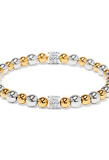 Meridian Petite Stretch Bracelet in Gold/Silver