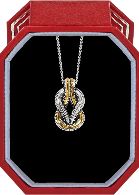 Interlok Harmony Two Tone Necklace Giftbox