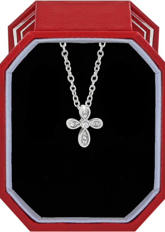 Enchanting Cross Necklace in Silver Giftbox