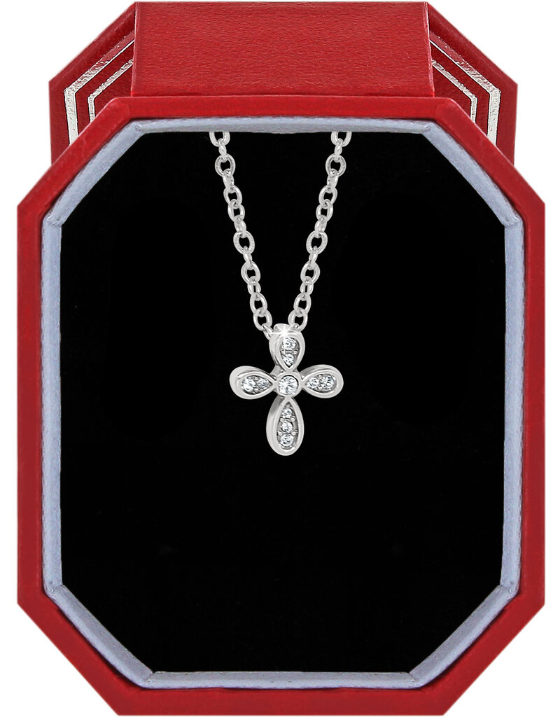 Enchanting Cross Necklace in Silver Giftbox