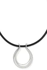 Pretty Tough Arch Leather Necklace