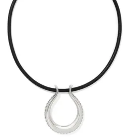 Pretty Tough Arch Leather Necklace