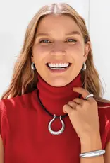 Pretty Tough Arch Leather Necklace