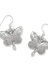 Botanique Butterfly French Wire Earrings